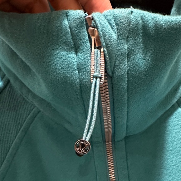 lululemon athletica Turquoise Cowl Neck Sweater - Picture 3 of 14